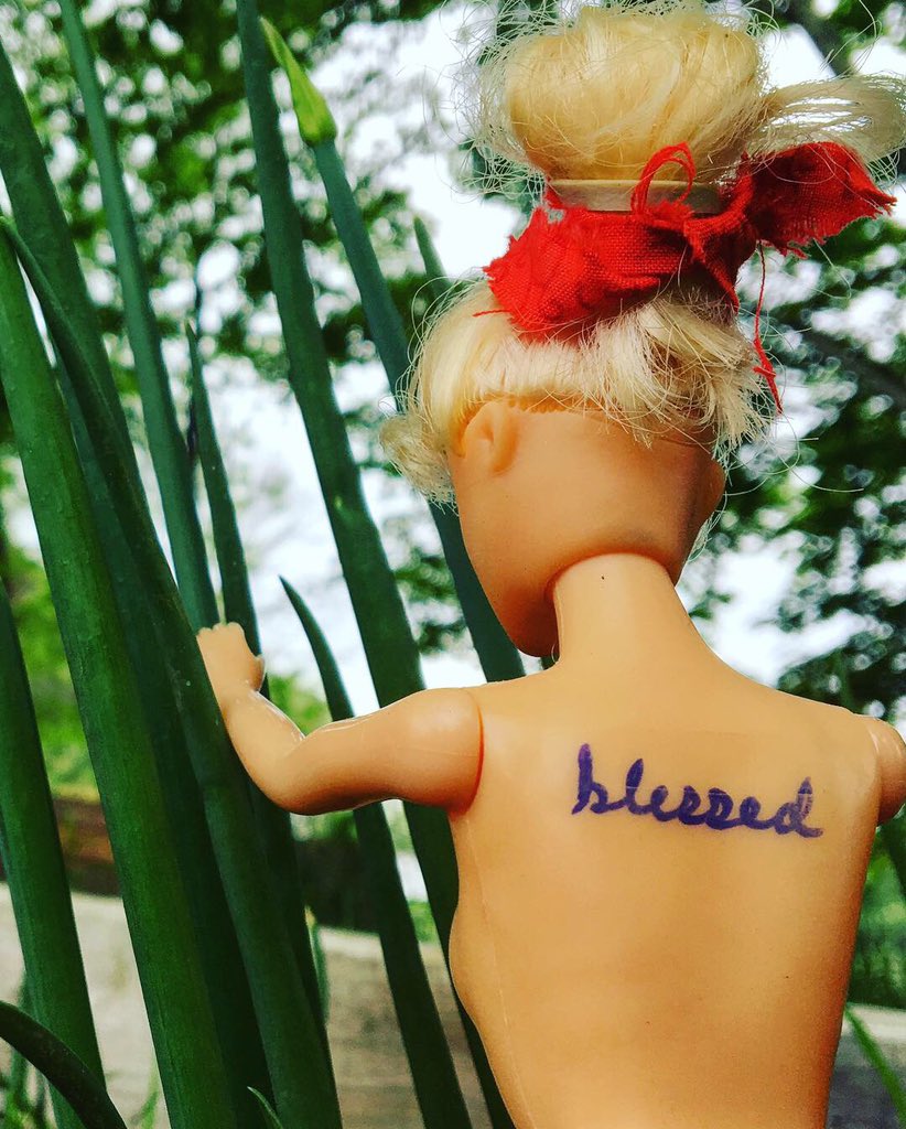 costellowv's tweet photo. Once again this year, our farm intern is celebrating #worldnakedgardeningday on her own. https://t.co/6ZfxJik63Y