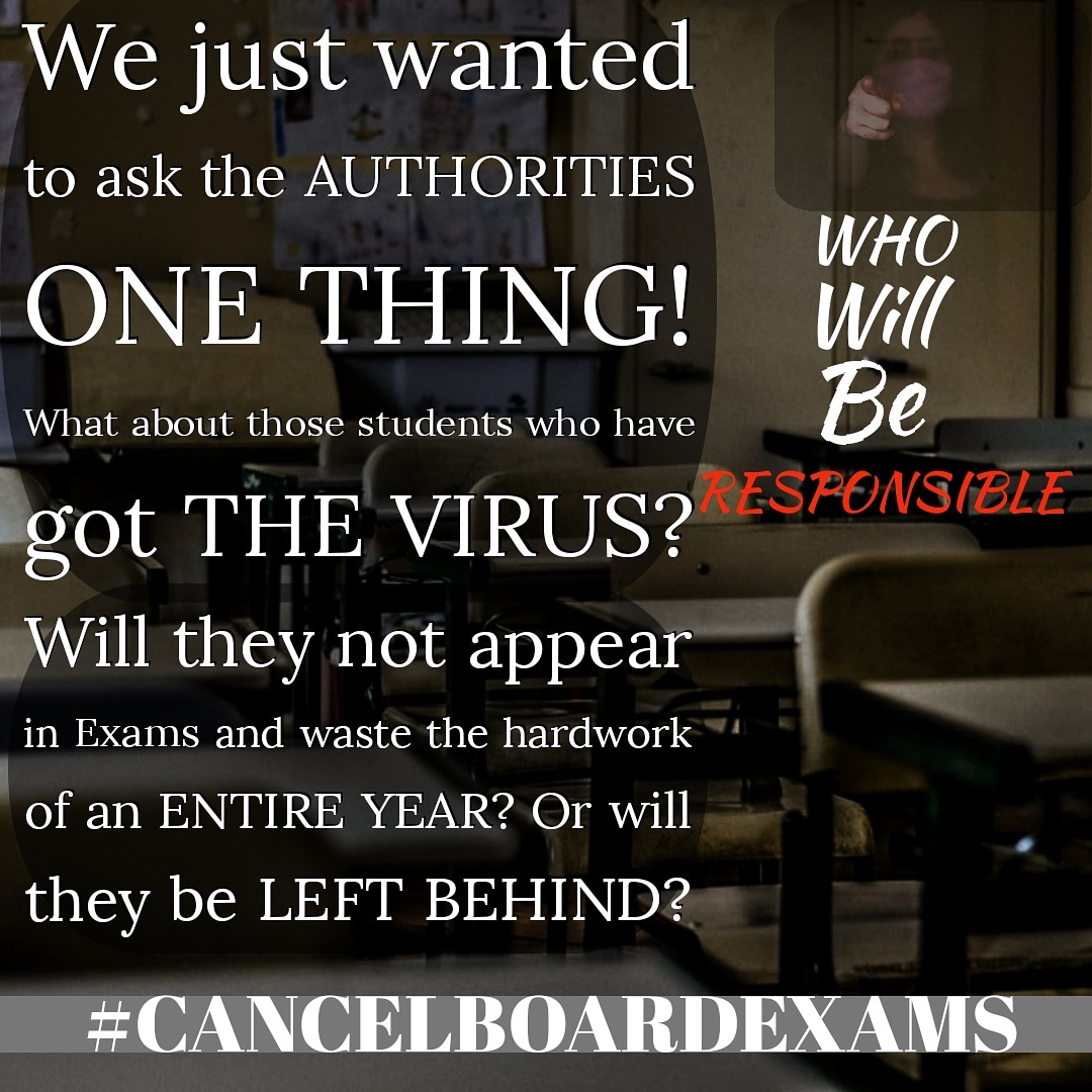 cancelboardexa2's tweet photo. #cancelboardexams2020 #examscancelkaro #WeAreTheFuture https://t.co/8ABQjaACp1