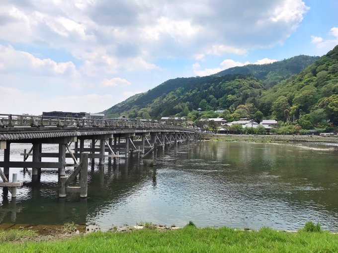 渡月橋のtwitterイラスト検索結果 古い順