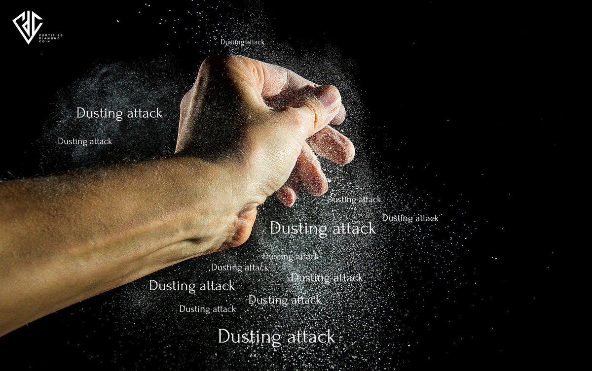 cdiamondcoin's tweet photo. A dusting attack is periodically can be seen in some blockchains. Many may not know about what it is and get on tricks of scammers. The subject is quite difficult to understand, so we tried to tell you about this type of fraud in a simple way.

https://t.co/qkiyTS3MN8 https://t.co/R6McEb8eAJ