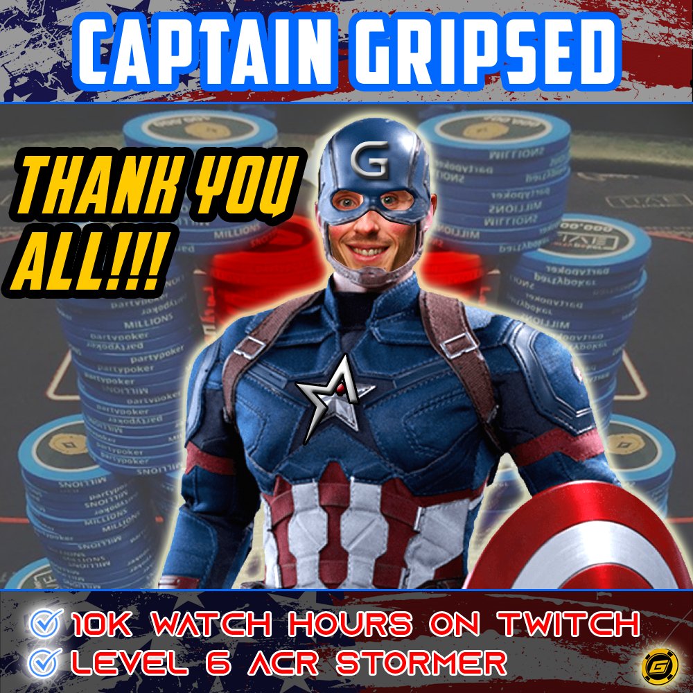 Gripsed's tweet photo. Win a Free Entry to the @OPokerLeague Main Event Today!!!

#1👉Re-Tweet this Tweet
#2👉Tag Your @ACR_POKER Username
#3👉Drop by https://t.co/XCPYgbMoC6 to see if you won!

Winner will be drawn sometime before 4 PM ET / 1PM PT
Come celebrate an Amazing April w/ the @ACRSTormers🤩 https://t.co/ddCoRd3Qg4