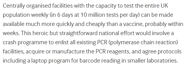 cov_ehealth's tweet photo. @MattHancock When do you predict that #UKplc will have ramped up to deliver the "10 million tests per day" recommended in @bmj_latest in March?

https://t.co/MVGYbGvJu2 

#Covid19UK #MassPeriodicTesting #TestTraceIsolate

Cc: @BorisJohnson @DrTedros https://t.co/olVOWNrXoU