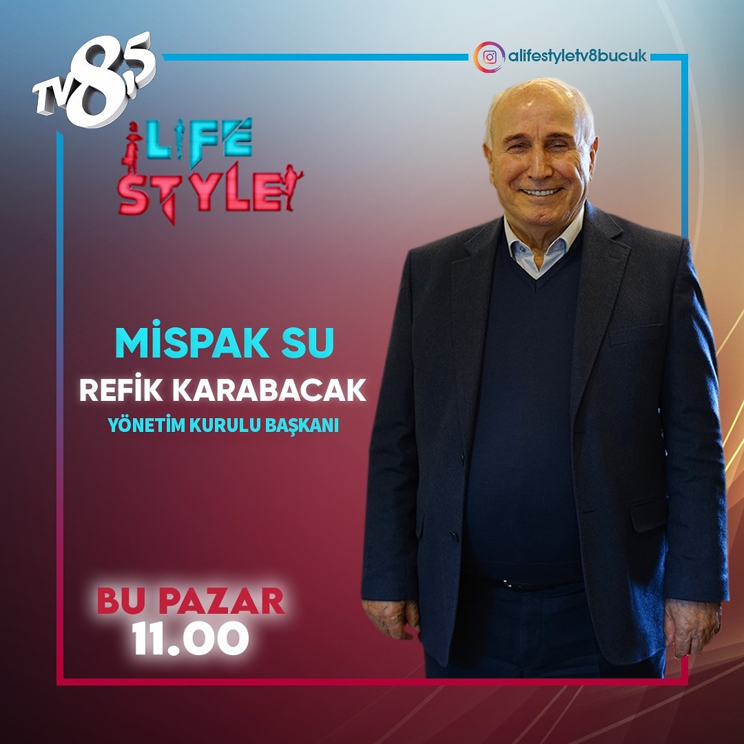 MispakSu_tr's tweet photo. Yönetim Kurulu Başkanımız Sn. Refik Karabacak'ın keyifli röportajıyla, 3 Mayıs Pazar günü ekranlarınıza konuk oluyoruz! 60 yılı aşan sektör deneyimiyle, suya dair önemli bilgilerini paylaşan Refik beye teşekkürlerimizi sunuyor, hepinizi ekran başına bekliyoruz. 💙
#tv8bucuk https://t.co/uuCWFAAsve