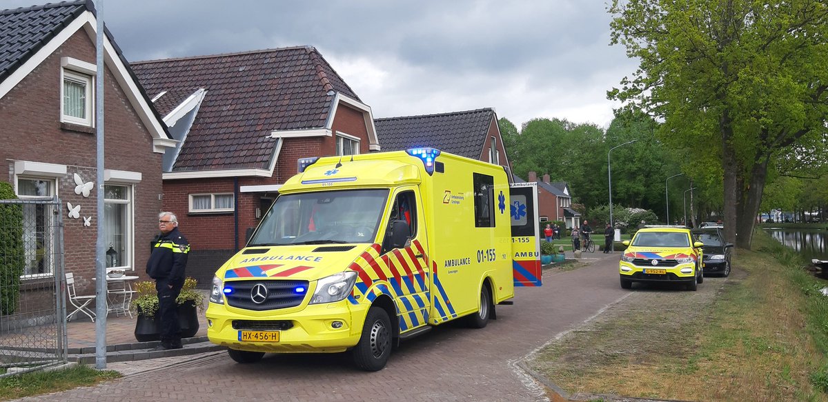 Melding ambulance A-kade Musselkanaal