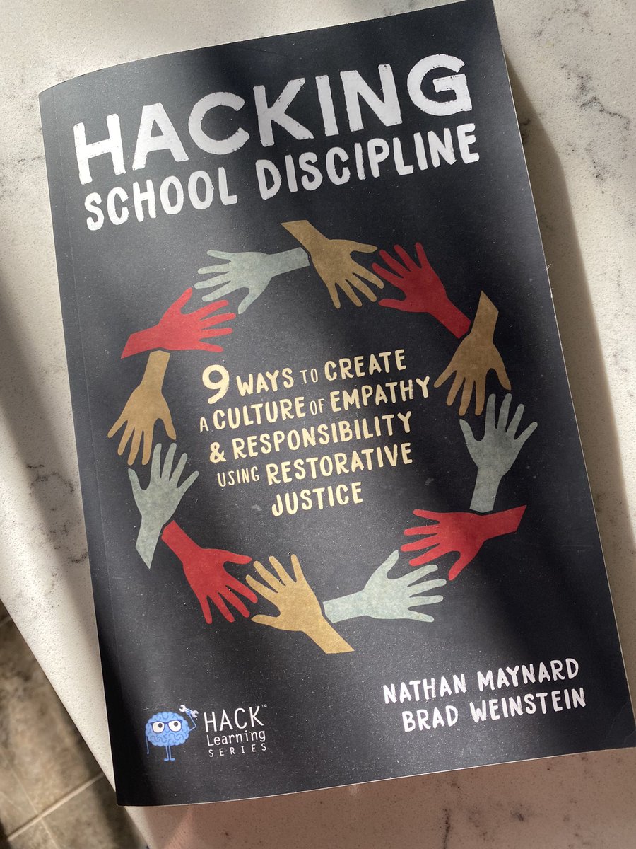 Admin book study time! Thanks @rinehartsped for the Doorstep Delivery! #Hackingschooldiscipline #wearewayne