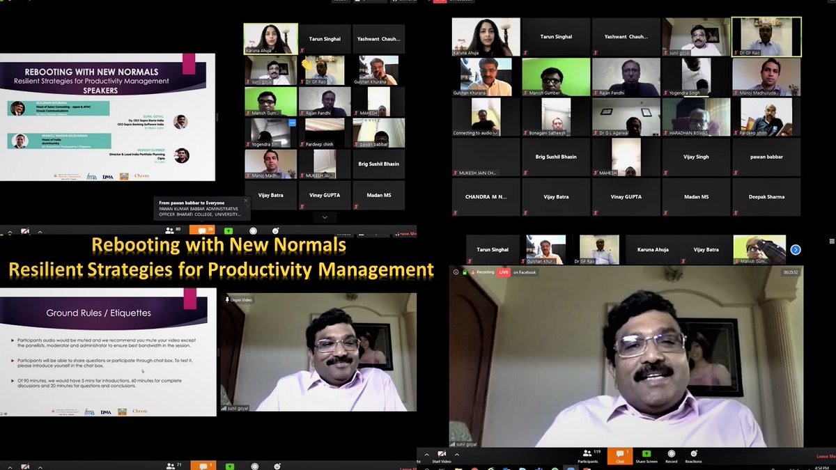 india_singhal's tweet photo. https://t.co/GuQsSBJQnt
Gathering real-time insights from @sunil_goyal_355 .
#LeadershipWebinar #ProductivityManagement #NewNormal #WFO #WFH #TheWorldIsHowWeShapeIt #positivemindspace #AuthenticLeaders #inspiringleaders #MSME #leadershipcompassincrisis #Entrepreneurs https://t.co/Su0XWoanvz