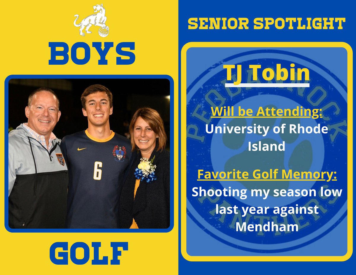 Senior Spotlight: TJ Tobin! <a href="/TJ99611584/">TJ</a> <a href="/AthleticsPTHS/">PTHS Athletics</a>