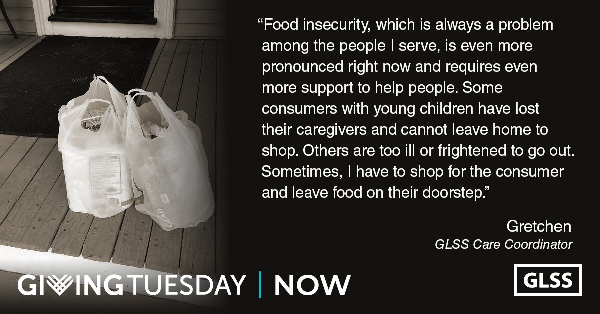 glssnet's tweet photo. GLSS staff are helping their clients through many day-to-day challenges in addition to any ongoing health or domestic issues they may have. Food insecurity is a major challenge for many GLSS consumers. #GivingTuesdayNow
https://t.co/G8DzFm9zK7 https://t.co/Qn5RtGdNk7