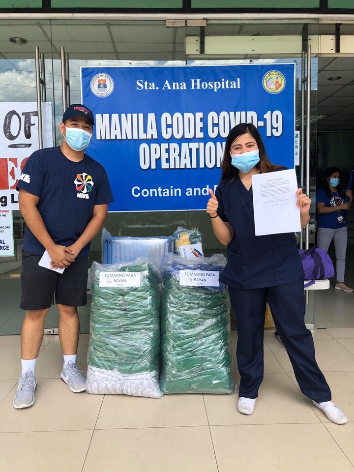 TomasinoPSB's tweet photo. Done with our third batch of delivery!! ☑️☑️☑️

We are extremely grateful for your continuous support and we are happy to share that we were able to help procure PPE sets to more hospitals. #TomasinoParaSaBayan 💛 https://t.co/mdoKSlaMx3