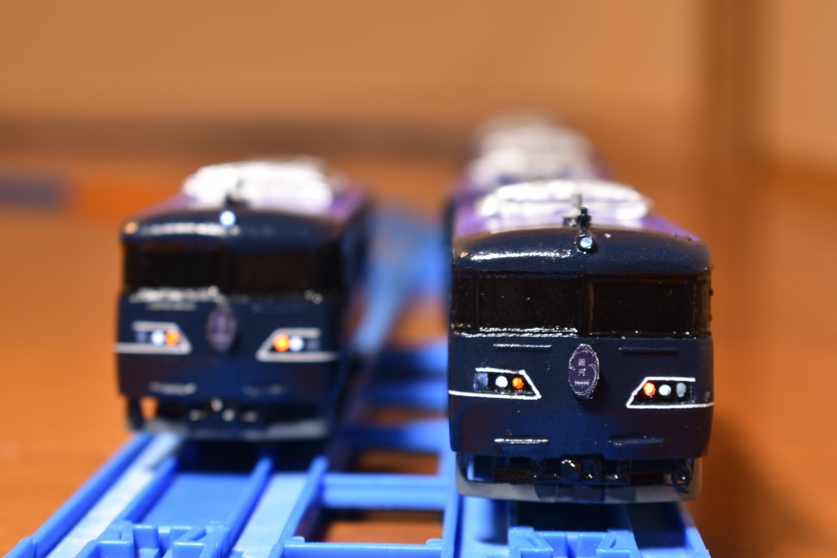 れっどうぃんぐ 改造プラレール 117系 West Express 銀河 完成しました Tx 3000系からの改造 顔は自作しました 塗装中に製品化発表がされたので心が折れそうになりましたがなんとか完成できました 改造プラレール