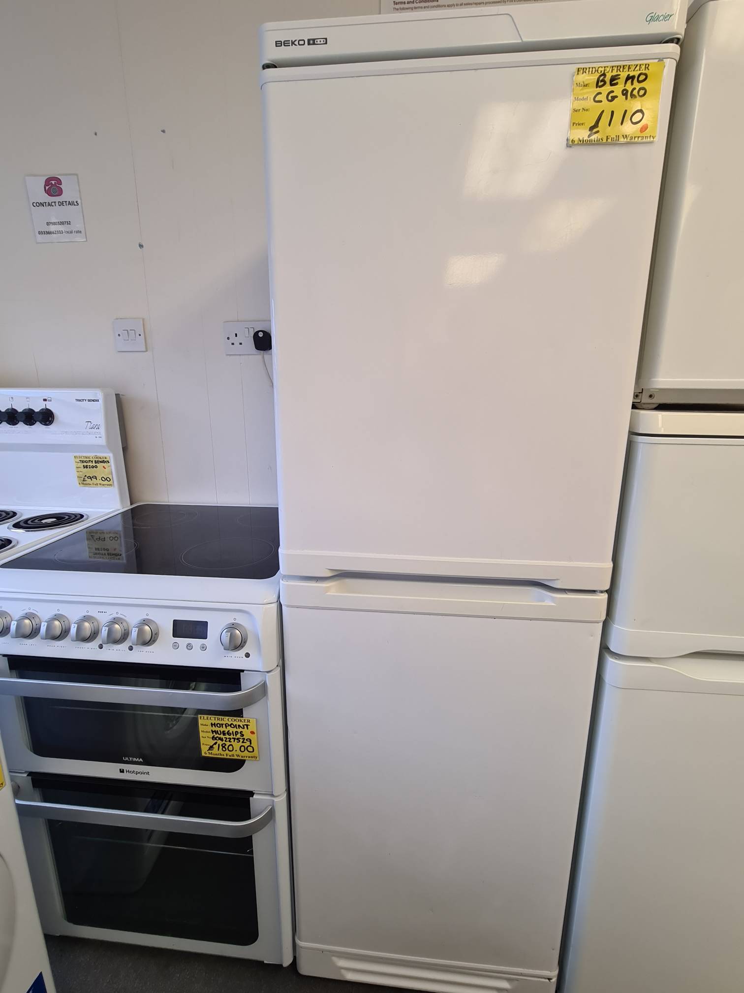 Tricity bendix fridge online freezer