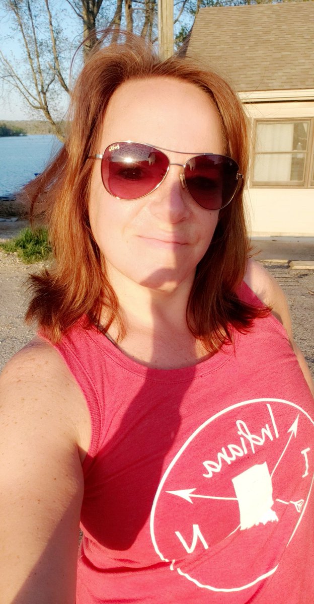 Hoosier_Lizzy's tweet photo. Finished the virtual 5k this morning at beautiful #lakelemon. Lots of inclines and beautiful scenery. #indymini #Indy500 https://t.co/vQD5j8hmgu