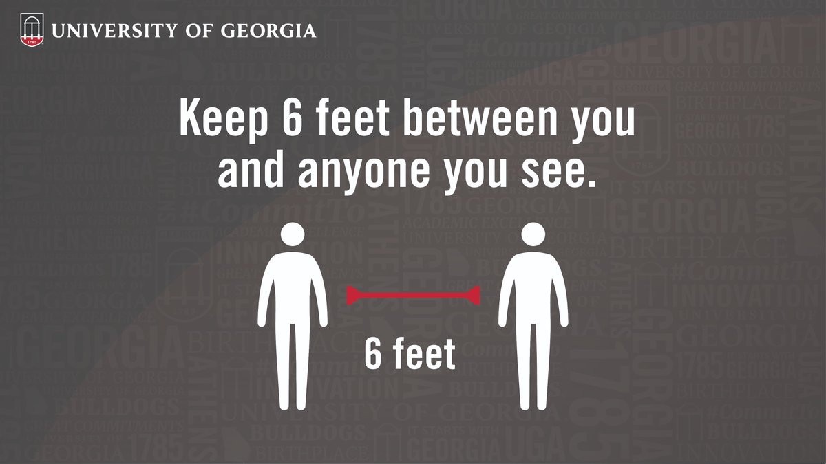 universityofga's tweet photo. Stay safe and healthy, Bulldogs! https://t.co/Vsw8eBoXb2