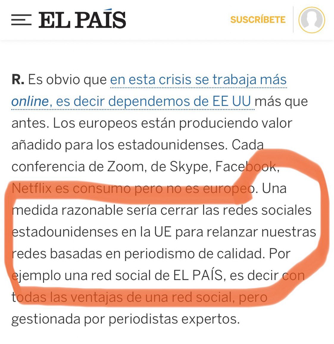wallstwolverine's tweet photo. Luego llorarían porque EEUU nos bloquea las exportaciones o nos ponen aranceles. https://t.co/raD0ZNfiOy