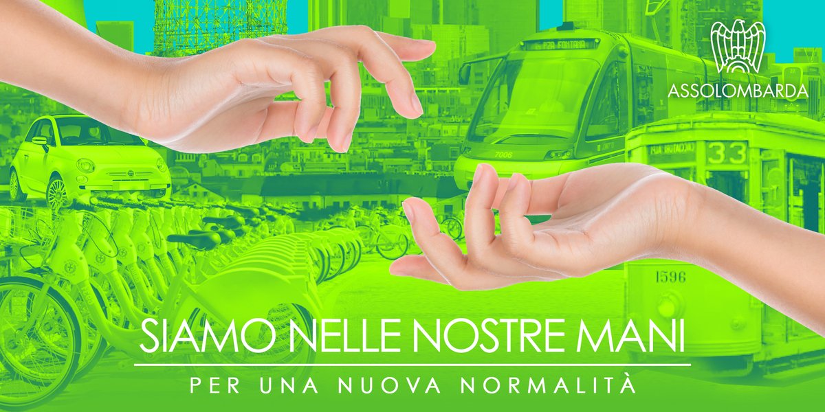 Con la riapertura delle attività affrontiamo una nuova #normalità, in cui ciascuno può fare la differenza. Muoviamoci in #sicurezza e consideriamo la mobilità alternativa: in città #carpooling, bici o andiamo a piedi. La nostra salute è nelle nostre mani. #SiamoNelleNostreMani