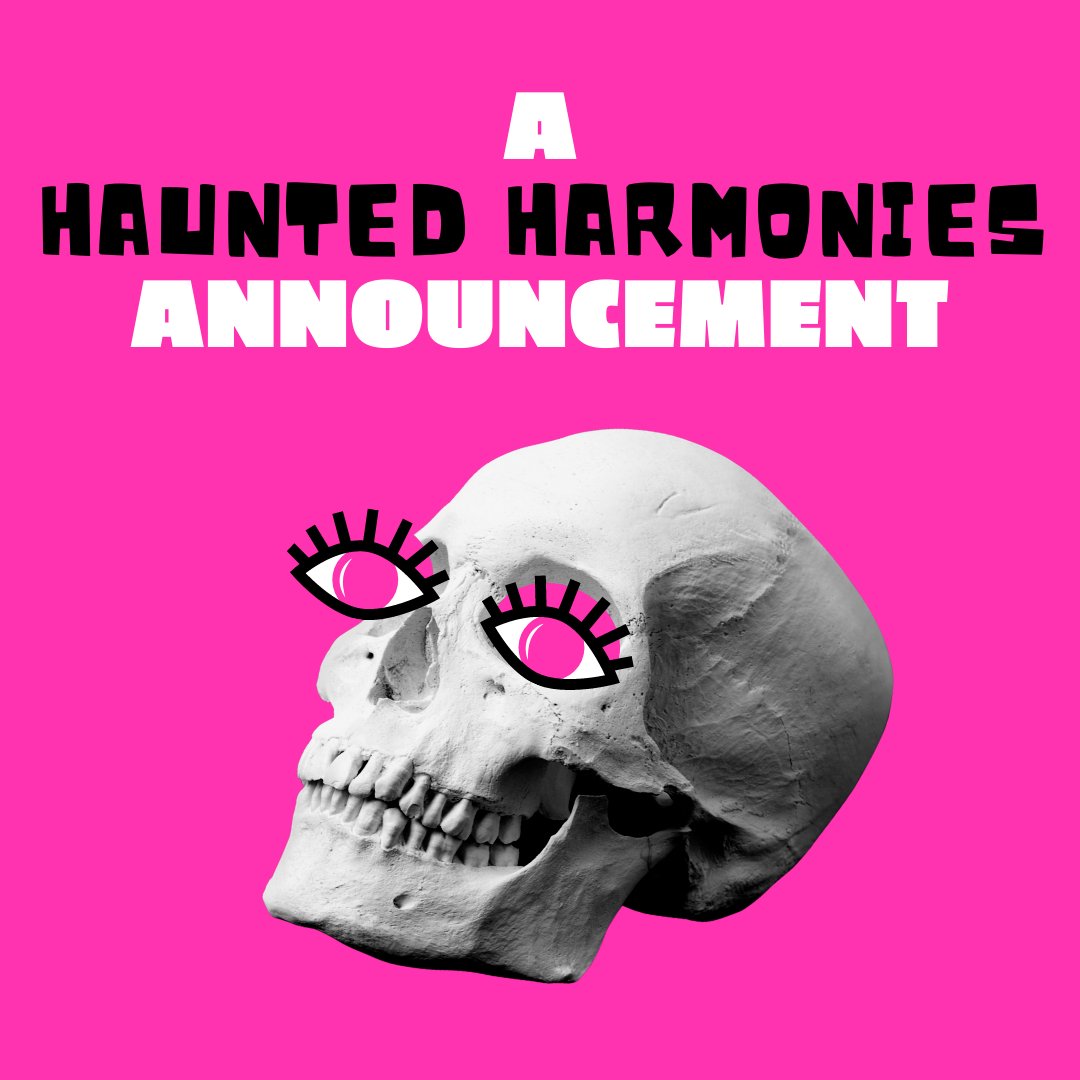 Regretfully, there will be no 2020 Haunted Harmonies. The perfect storm of uncertainties surrounding the pandemic and other factors within our festival planning process require that we take a year off and regroup. We will keep in touch and let you know what's happening for 2021!