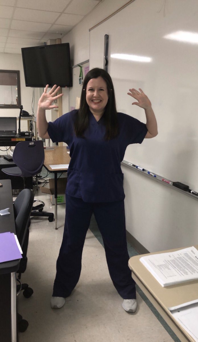 HosaPng's tweet photo. HOSA SPOTLIGHT Sherrie Fontenot-An RN for 12 years, she graduated with her MSN in May 2020! Thank you for being an amazing teacher and friend! You’ve taught us so much and we have made so many memories this year. The C/O 2020 loves you and we are so proud of you!💜 https://t.co/kR80tlXvAL