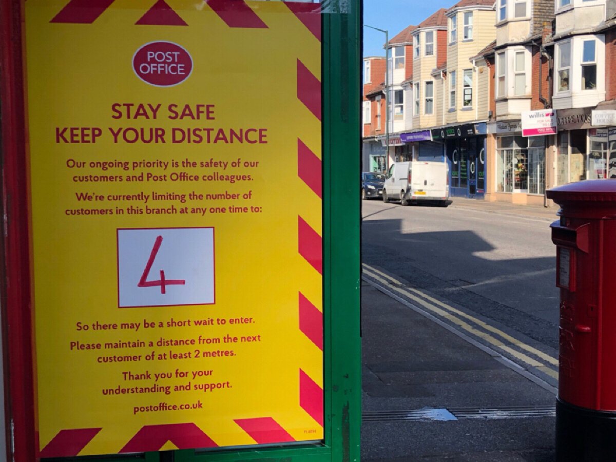 bepo836's tweet photo. Thanks to all that visited us today, another busy one. We’re sorry if you’ve had to wait a while outside but we are serving you as quickly and safely as we can #WeArePostOffice #PostOfficeSeason #CustomerChamp https://t.co/DjWnBE9asb
