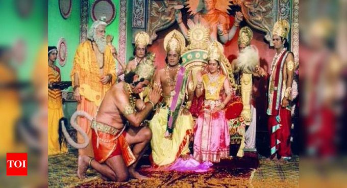 timesofindia's tweet photo. ‘Ramayan' becomes most viewed TV programme globally 

#Ramayan_TheGloryOfIndia 

READ: https://t.co/sWeO3DdTZl https://t.co/PVaJNeygyH