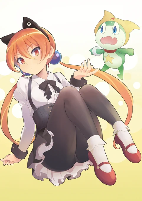 リクエスト絵のケロロのアリサ完成しました。 