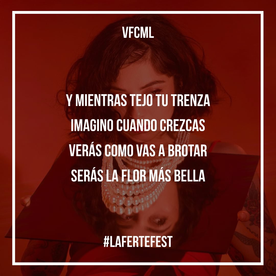 VFCML_83's tweet photo. Empezamos con #LaferteFest 
@monlaferte  te amamos https://t.co/f2yQflN7qV