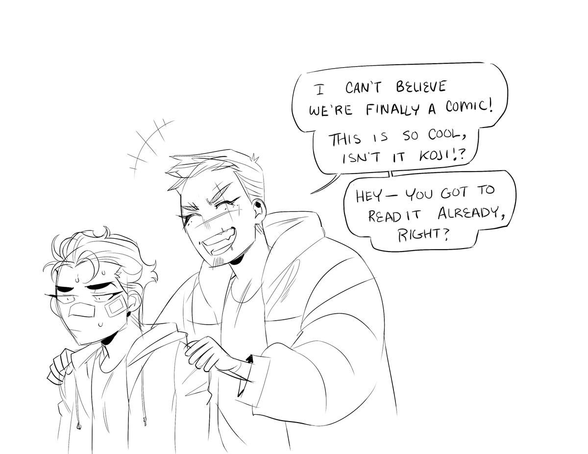 Now that the "pilot" of sorts is done, I feel I can post these doodles I did.
1/2