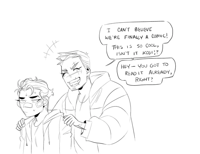 Now that the "pilot" of sorts is done, I feel I can post these doodles I did.

1/2 
