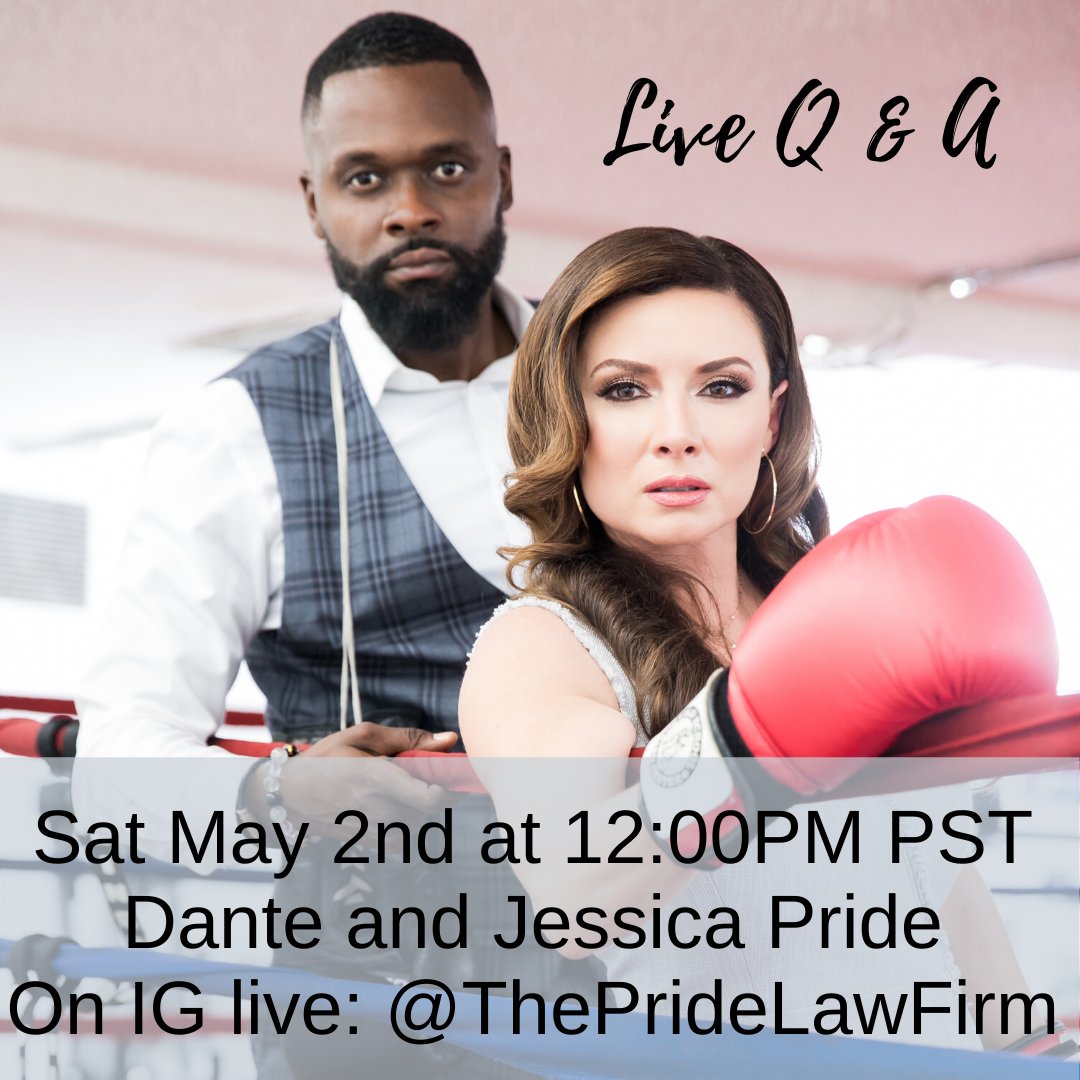 pridelawyer's tweet photo. Today at Noon PST. Dante and I will be answering all of your questions regarding sexual harassment, sexual assault, and child sexual abuse.
Find us live on Instagram>>> ThePrideLawFirm <<<
#sexualassaultattorney #employmentlawattorney #metoolawyer #healwithpride #thepridelawfirm https://t.co/qxNRddp2V5