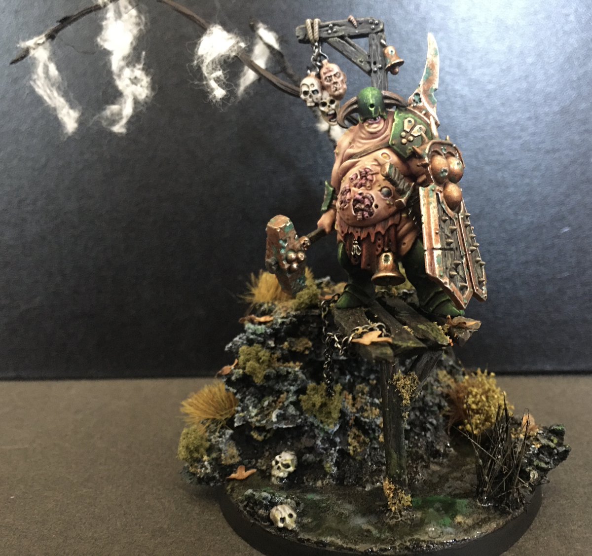 Dan_Mennell's tweet photo. My Lord of Blights (affectionately known as Fhun'gal N'ayal) #WarhammerCommunity https://t.co/CQXxauDs8Z