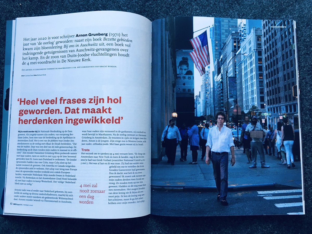 KJvanWijk's tweet photo. “Heel veel frases zijn hol geworden. Dat maakt herdenken ingewikkeld.” 
Mooie vooruitblik van @arnonyy op zijn 4 mei-voordracht. 
#NCMagazine https://t.co/tOjwBXl9qB