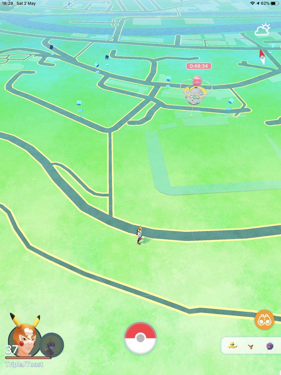 TripleJDev's tweet photo. @NianticHelp Can you tell my why as soon as an event starts, spawns around me just stop? Normally between 3 and 7 around this area most times of day. Events, spotlight hours, anything. Spawns disappear, then come back one at a time really slowly. It’s like having a really slow incense on. https://t.co/6DRI5kXnmb