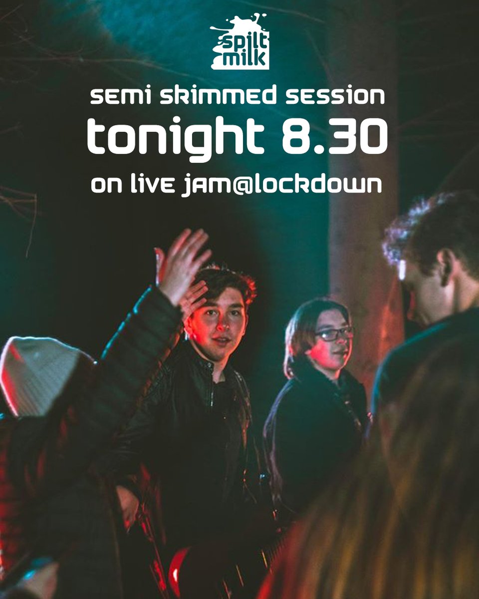 We'll be performing a few tracks tonight on the Live Jam @ Lockdown! facebook page #upthemilk