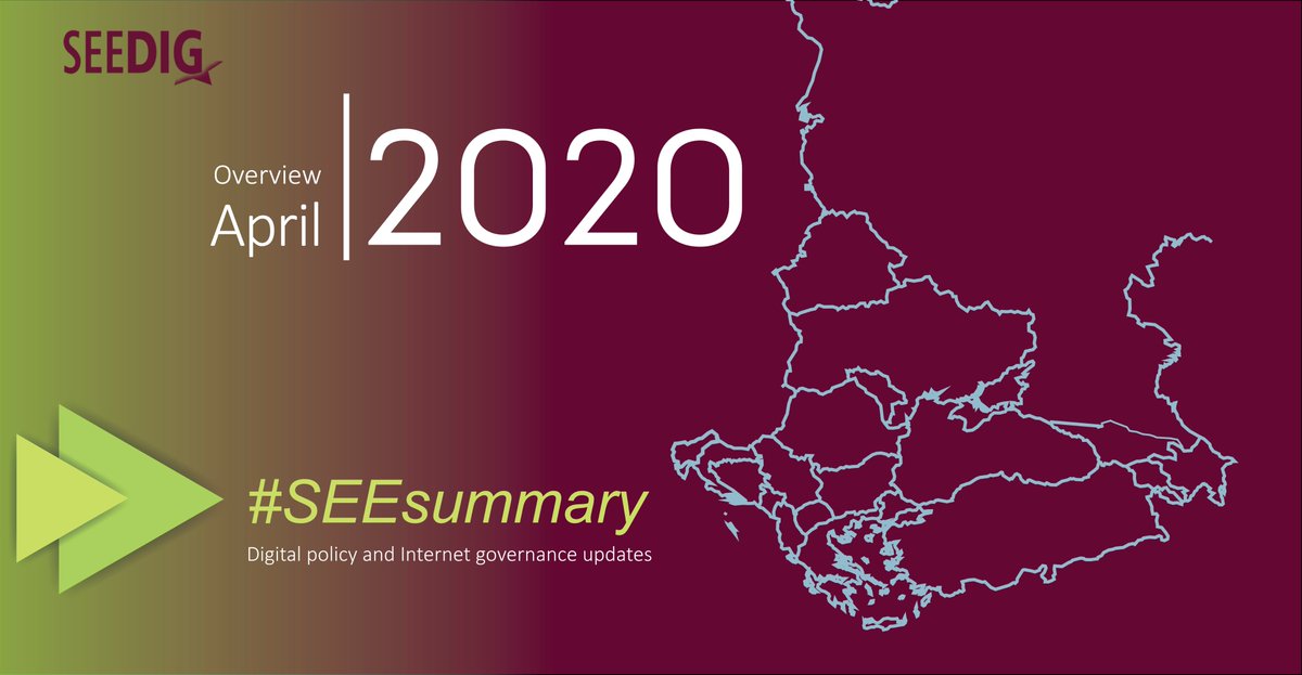 SEEDIGcommunity's tweet photo. #SEESummary April issue is out!🗞️Main IG developments in the SEE+ region, upcoming IG events, and regional IGFs #StayHome Read, download and share now!👉🏼https://t.co/qL0CjfTuCp https://t.co/ao13miNM8D