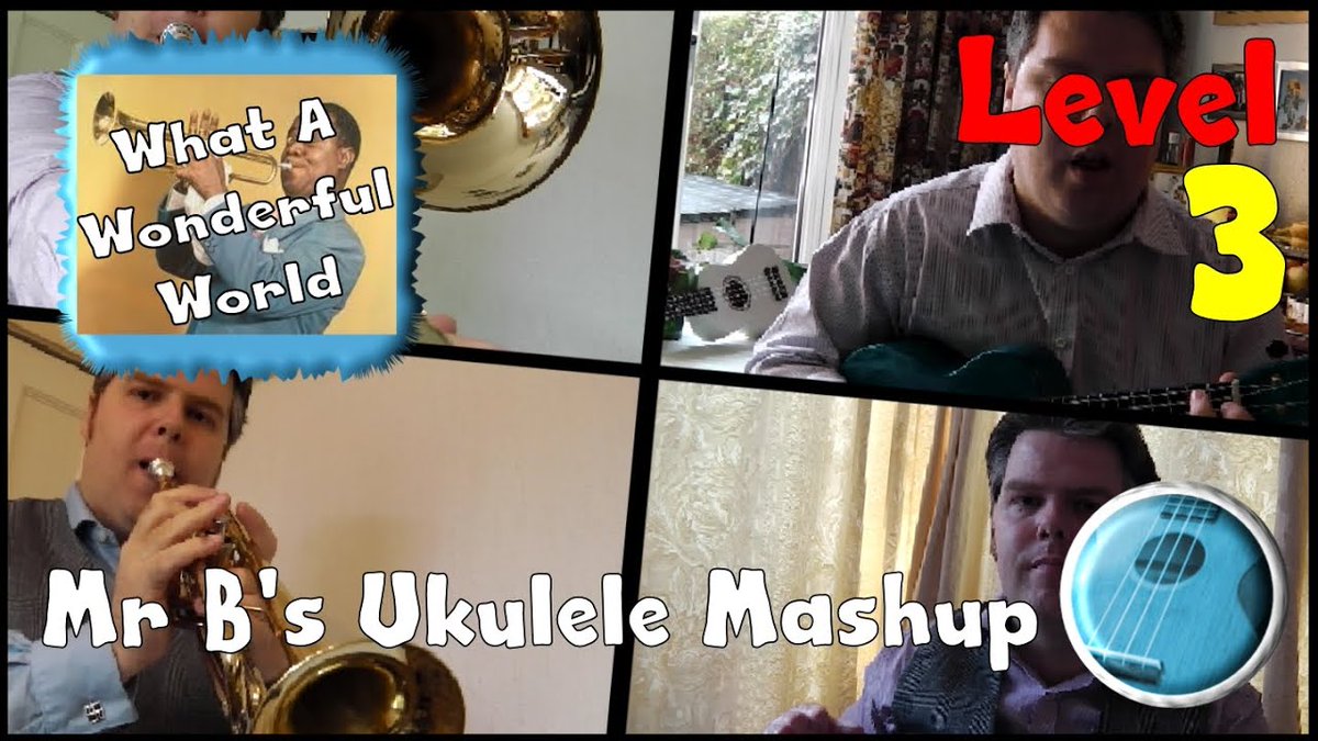 JonathanRBarke1's tweet photo. Be sure to Raise your Spirits today with @MrBsUkulele &amp; his Musical Mashup of of What a Wonderful world.

https://t.co/k9oMr8BuCD

#MusicTeacher #ukulele #music #ukulelecover #cover #ukuleleplayer #singer #ukulelesongs #ukulelemusic #musician #acoustic #ukulelecovers https://t.co/qeocsBYrBr