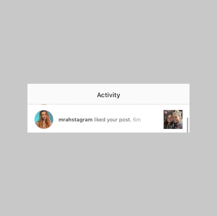 may 1st, 2020 — she liked my post