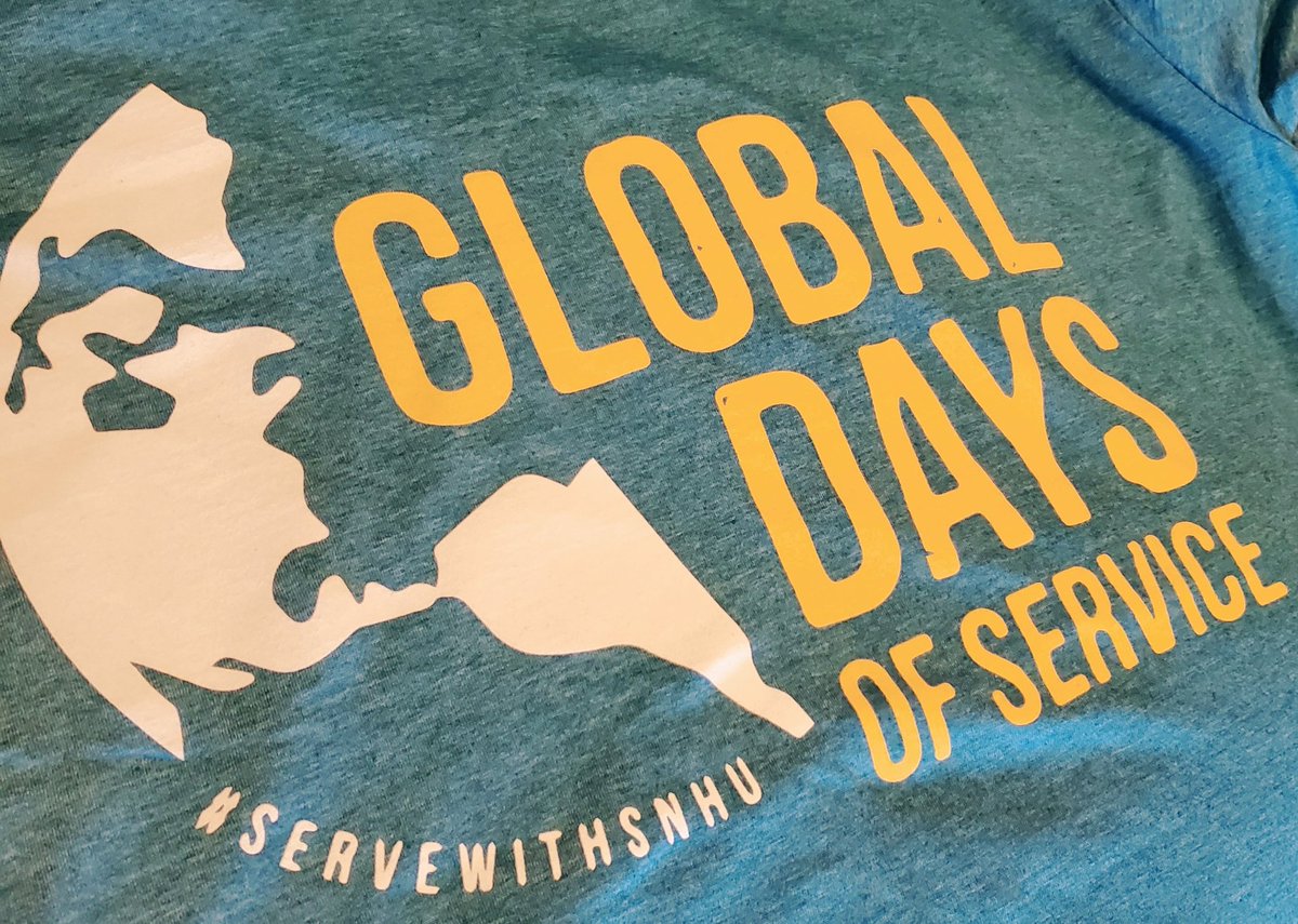 jillfnugent's tweet photo. Thank you so much Sara and Team for everything including the awesome swag!! I love this project, initiative, and annual event so much, grateful to be involved, thank you for all that you do- amazing work!! #servewithsnhu #snhu #learn #serve #globaldaysofservice https://t.co/PlctBop4Q6