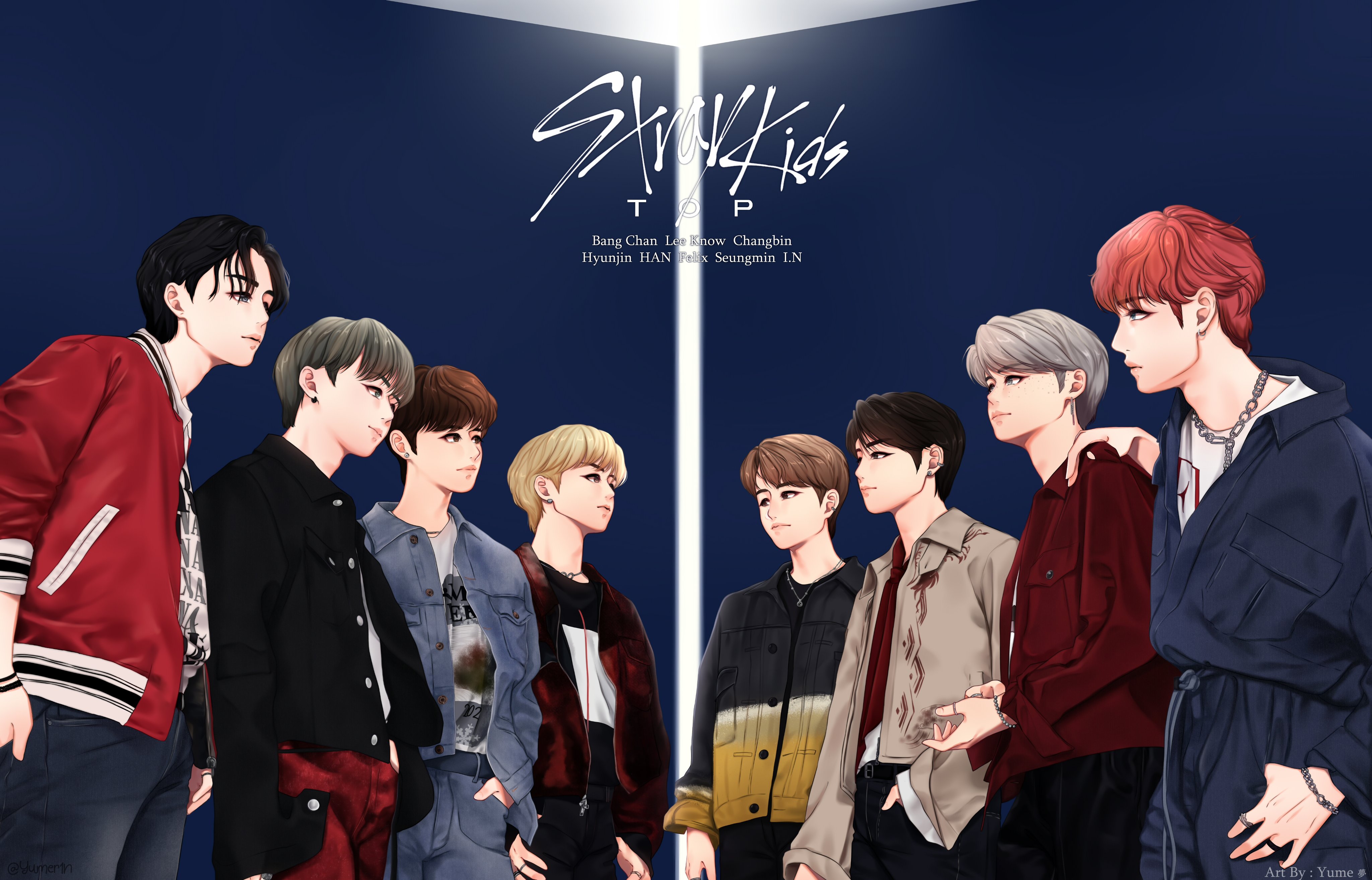 Группа Stray Kids арт
