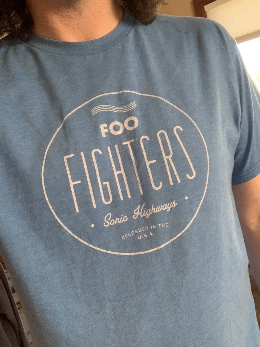 Band shirt day 10/quarantine day 55:  @foofighters