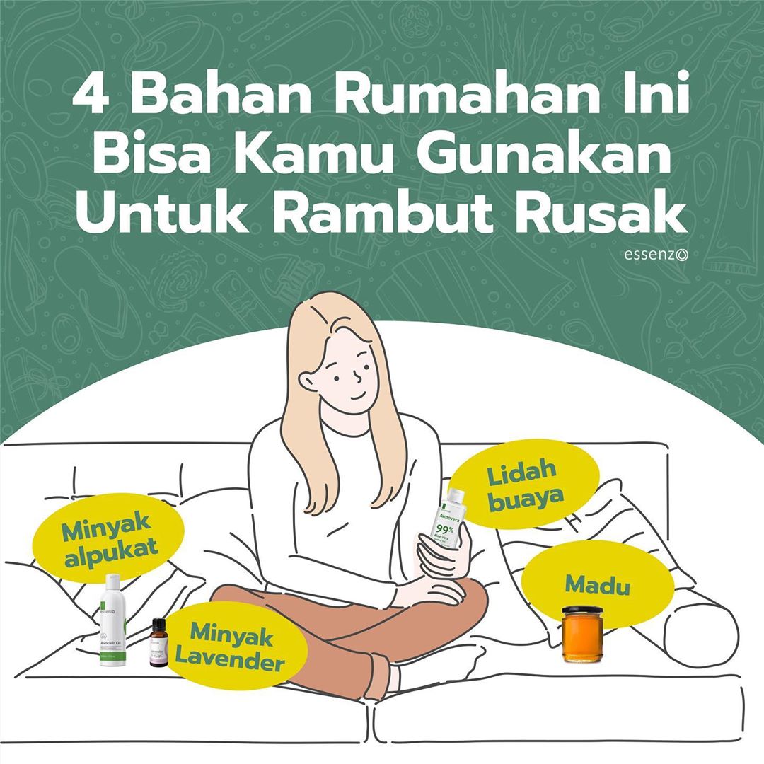 muharmansyah_Pg's tweet photo. Ternyata ada 4 bahan yang sering kita pakai sehari hari namun bisa bermanfaat untuk rambut yang rusak (damaged hair). Kamu sudah pernah coba yang mana?
•••
#essenzo #essenzobikinbikin #bikinbikin #tutorial #tutorialmasker #maskerrambut #damagedhair #rambutrusak #masalahrambut https://t.co/APNG1iszVX