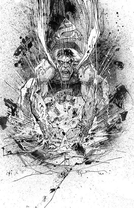 My contribution to the Book Industry Charitable Foundation #60sketchesover60days #comicbookunitedfund #bizarro @JimLee @DavidHMandel 
