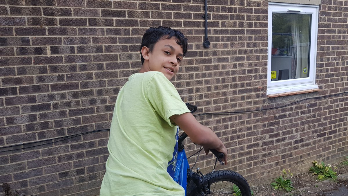 dizzyhall73's tweet photo. @PeSwavesey 
Sam completed his 5km cycle for NHS #Run5KForNHS https://t.co/rkAzvkrLpl
