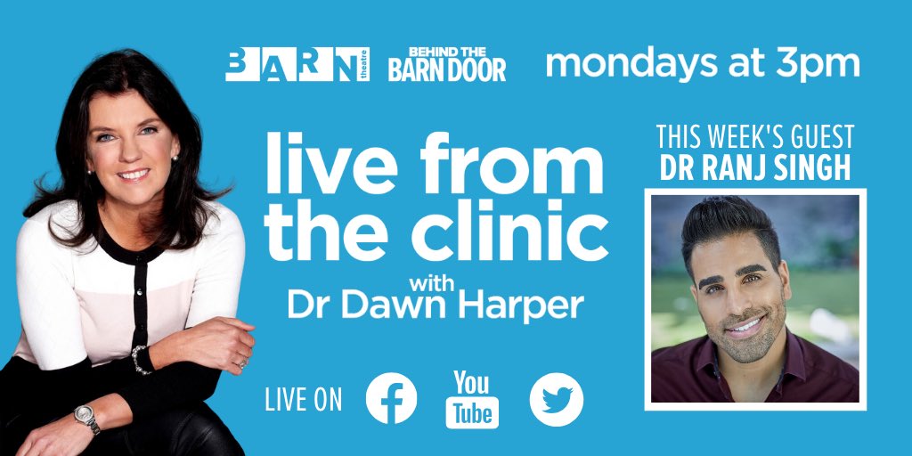 Join us LIVE on Facebook and YouTube on Monday at 3pm for an extremely exciting episode of Live From The Clinic, where <a href="/DrDawnHarper/">Dr Dawn</a> will be joined by This Morning resident doctor and Strictly Come Dancing star <a href="/DrRanj/">Ranj Singh</a> for a chat about his career!