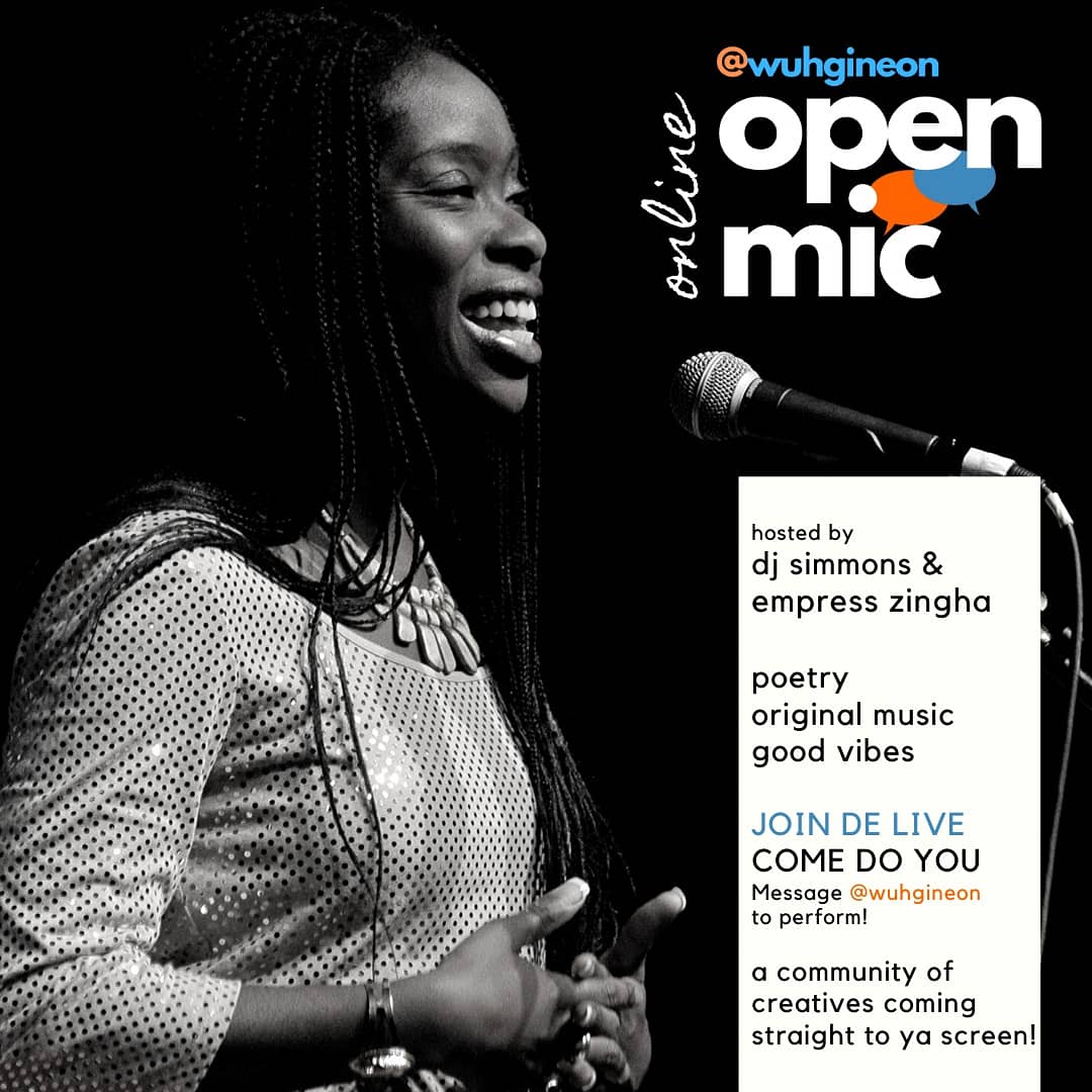 miccheckbb's tweet image. Tonight our favourite power couple returns with Gine On #OnlineOpenMic at 6 PM on IG Live! 

All are welcome from anywhere. Join them on IG, instagram.com/wuhgineon, from 6 PM.

Message them to lock down a spot and do you!

Spread the word + leh we keep the community growing! 💪🏿