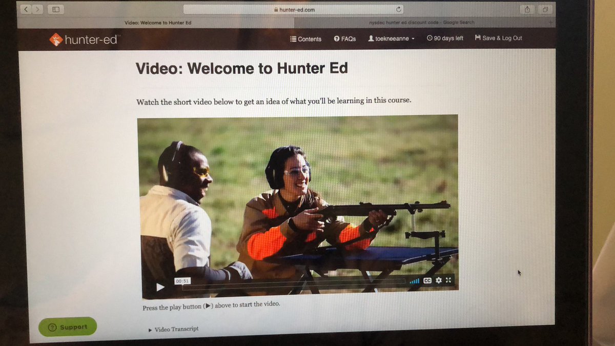 toniannkeiling7's tweet photo. Starting my online hunter’s education course for New York State! Thanks to @NYSDEC for helping to streamline the process and make it accessible during these isolated times ! Always wanted to learn more about hunting😃 🏹 🦌 #hunting #safehunting https://t.co/Qjob6p8n8r