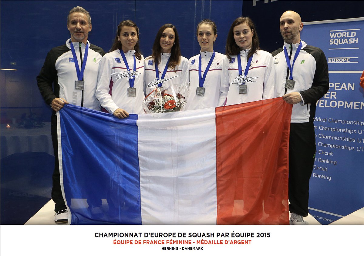 C’était le 2 mai 2015... l’équipe de France masculine devenait pour la première fois championne d’Europe 🥇 #souvenir #squash #sport #victoire