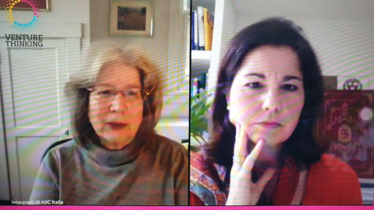 interpretiaiic's tweet photo. Sandra Mitchell è la prima ospite internazionale a prendere la parola, con la voce degli #interpreti di @interpretiaiic! Si parla di come i sistemi #sanitari USA stanno gestendo la crisi #Covid_19!
#venturethinking #strategy #future #changingoldmodels #BecauseAIICares https://t.co/5JlaYImwrM