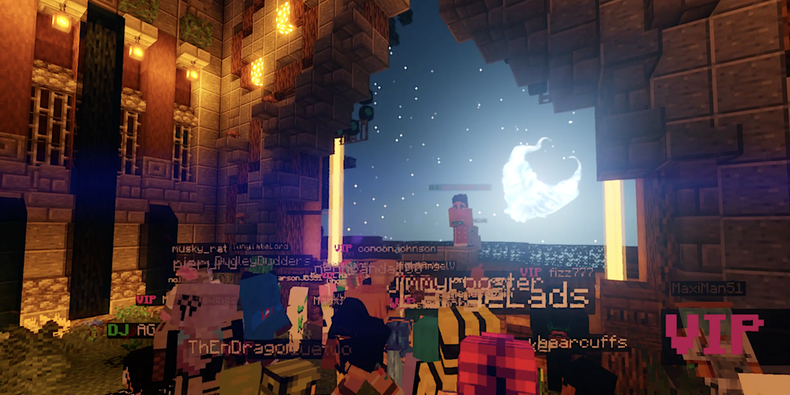 EmbassySeriesDC's tweet photo. Looking to fill the gap left in a traditional livestream, artists are looking to the game platform Minecraft as a way to fill rooms and provide a sense of communal experience.  https://t.co/s2XkyXqpwN https://t.co/fzL20j79CB