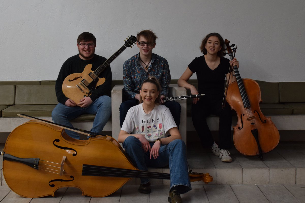 SamadhiBand's tweet photo. 🌿 Samadhi 🌿
🌼 @JCurgenvenMusic - Woodwind 🎷
🌸 @EBeeverMus - Cello 🎻
🌺 @Lauraboylanmus1 - Double Bass 🎻
🍀 @BarrowcliffToby - Guitar 🎸
🌾 @DanJohnsSound - Music Tech 🎧

A ✨BRAND NEW✨ home for Samadhi! Samadhi brings together contemporary jazz with world and folk. https://t.co/evnGlWuQ4L