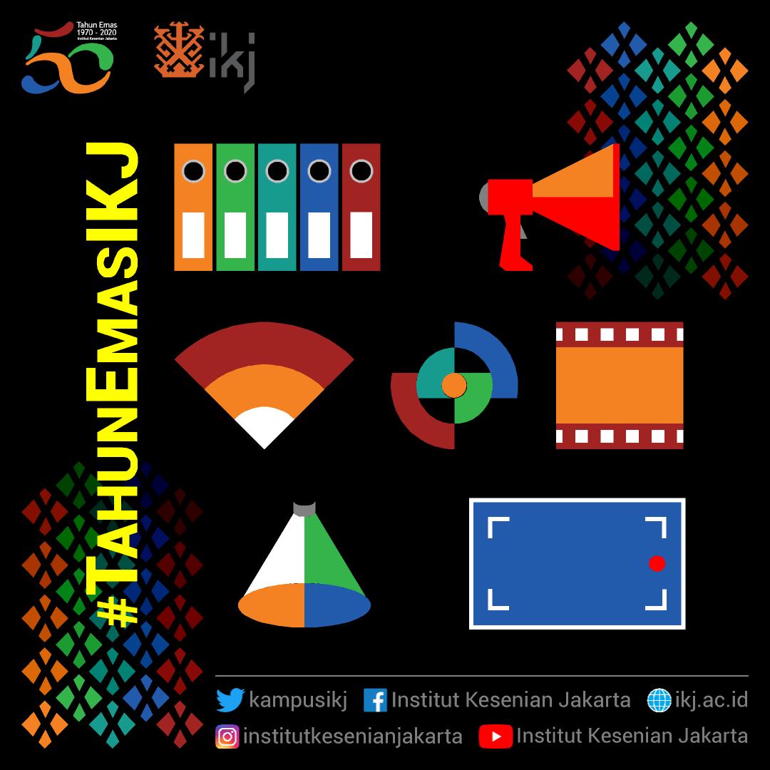 (1/3) Tahun Emas itu tiba juga. Tak terasa, 50 tahun sudah usia IKJ di tahun 2020. Puluhan ribu seniman lulusan IKJ telah berkarya, bahkan menorehkan nama Indonesia di dunia internasional lewat karya-karyanya. 
#TahunEmasIKJ #50TahunIKJ #IKJ2020