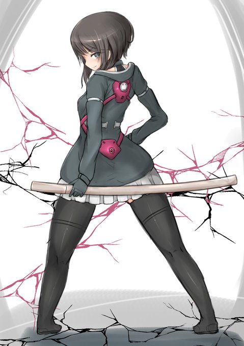 悠都changの線用スーツ、ちょっとダボついてるのかわいいしかっこいいな～!っていうお絵描き
#アリスギアお絵かき 